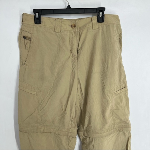ExOfficio Women's Convertible Hiking Pants Bug Repellent Nylon Outdoor 14 cargo - Picture 4 of 8